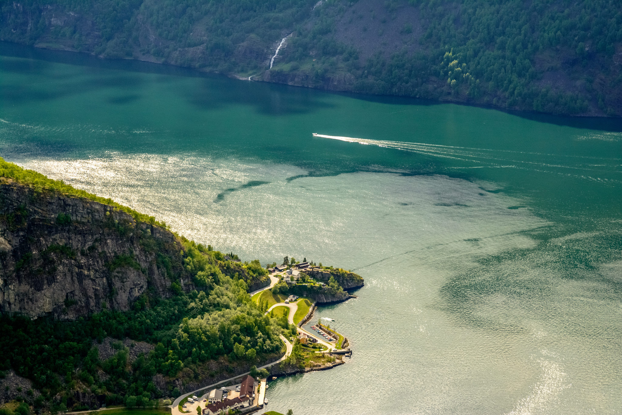 Stegastein, Aurlandsvangen